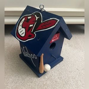 Cleveland Indians Chief Wahoo (discontinued) birdhouse